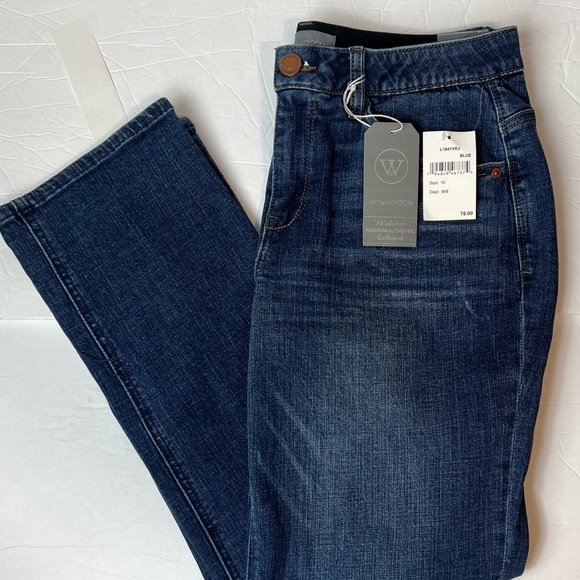 Wit & Wisdom Girlfriend Jean Ab Solutions Premium Authentic Size 10 - Picture 12 of 13